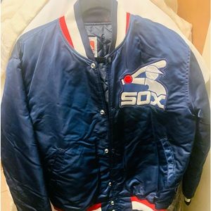 Vintage white Sox jacket